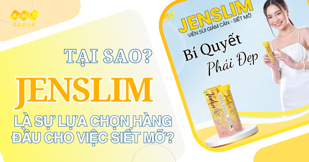 Ảnh bìa siết mỡ Jenslim là lựa chọn  hàng đầu