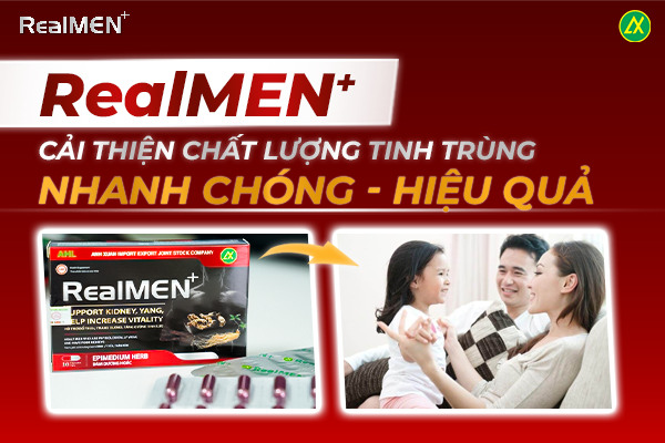 RealMEN+ cho sinh lực phái mạnh sung mãn – phong độ bền lâu