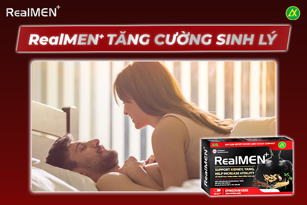Realmen+ hỗ trợ tăng ham muốn tình dục cho nam giới