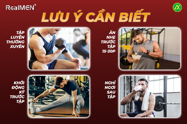 Cần lưu ý để các bài tập đạt hiệu quả tối đa