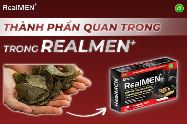 Sự kết hợp hoàn hảo của RealMEN+ và thành phần dâm dương hoắc