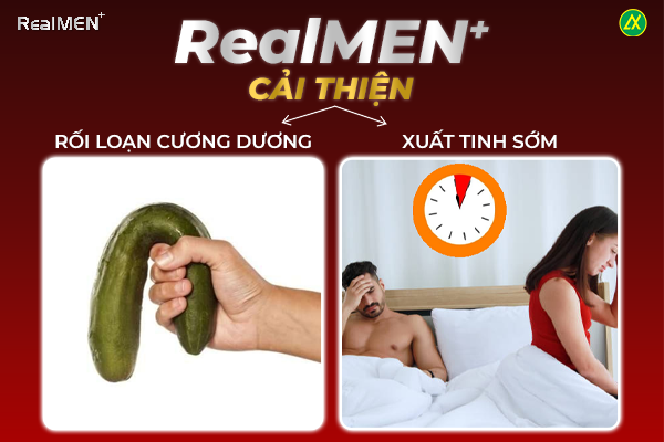 Realmen+ cải thiện rối loạn cương dương và xuất tinh sớm